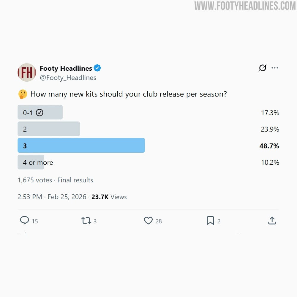 Futbolseverlerin forma tercihi: Üç forma yeterli mi?
