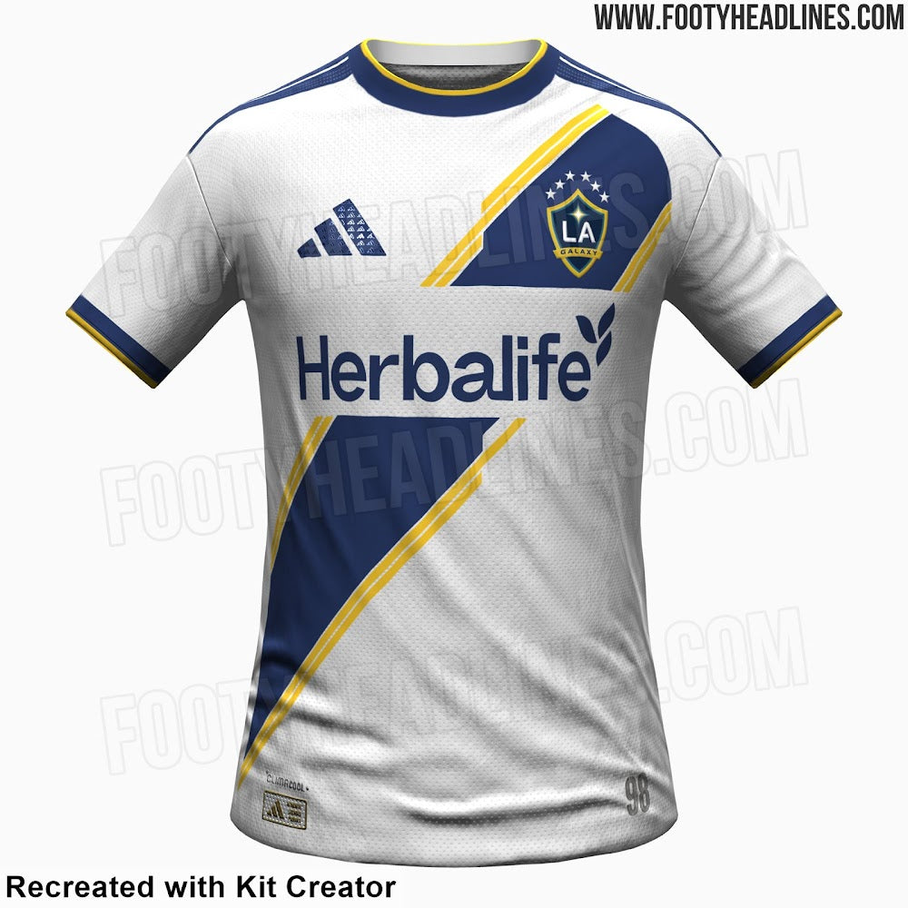 LA Galaxy 2026 Ev Forması (Sızdırılmış)