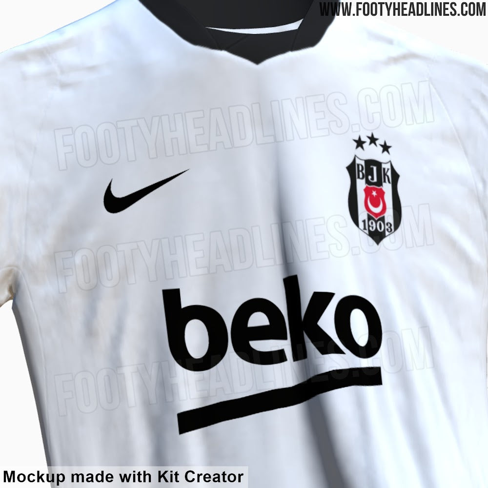 Nike Beşiktaş 2026-27 İç Saha Forması Tasarımı