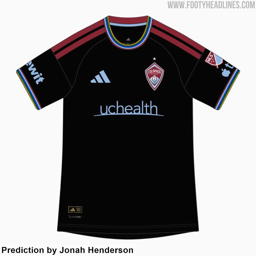 Colorado Rapids 2026 Ev Forması 30.Yıl Siyah Gök Gürültüsü