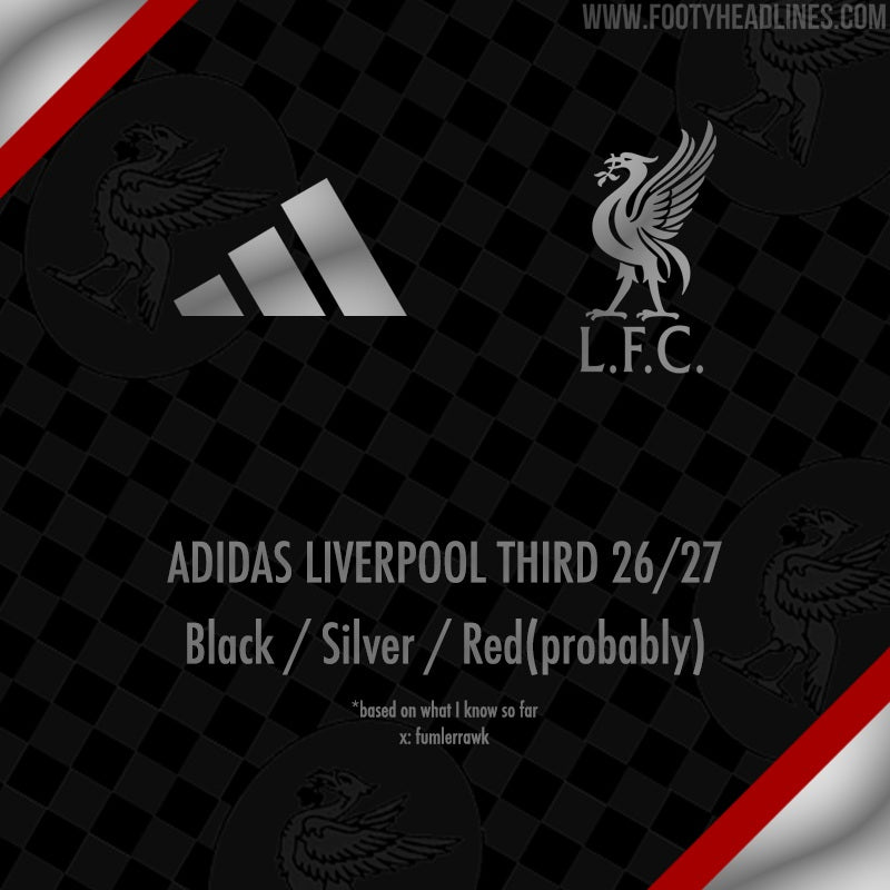 Liverpool 2026-27 Üçüncü Forma: Siyah ve Gümüş Sızdırıldı!