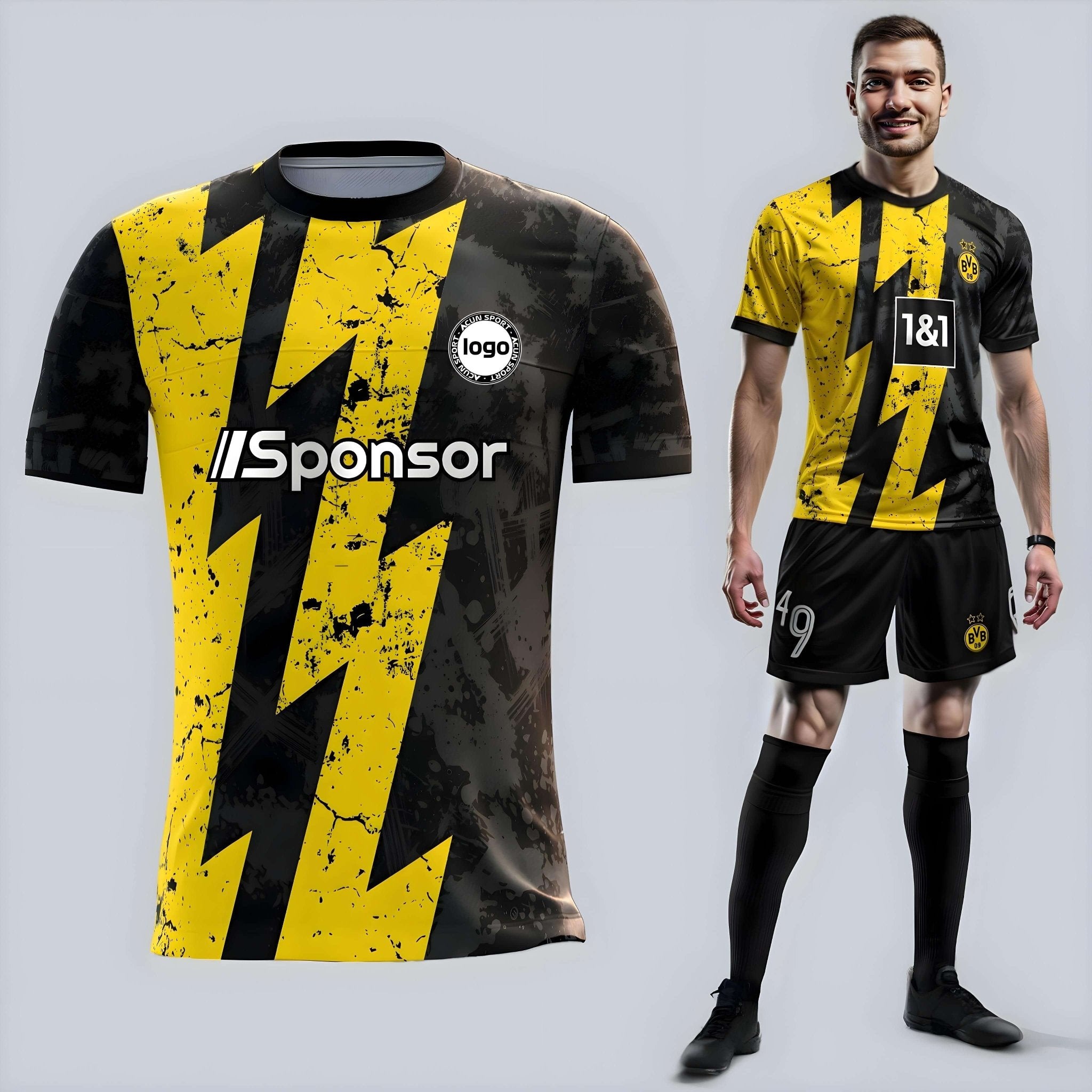 Online Forma Tasarla_BvB Streak-Şortlu Takım - Acun Sport