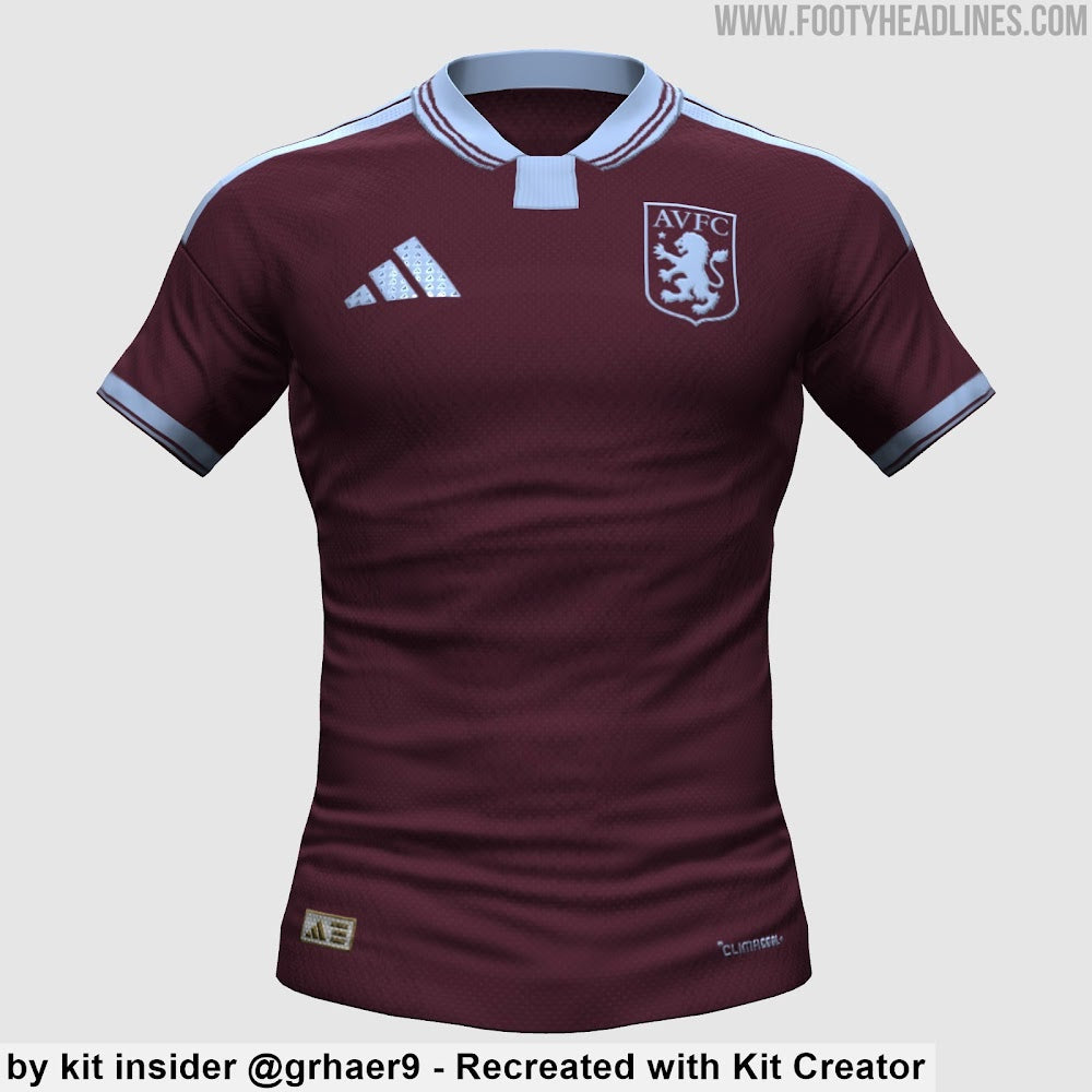 Aston Villa 26-27 Home Kit – Sızdırıldı
