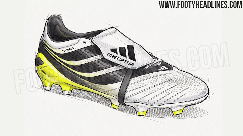 Adidas Predator 2027 Beyaz/Lime Krampon