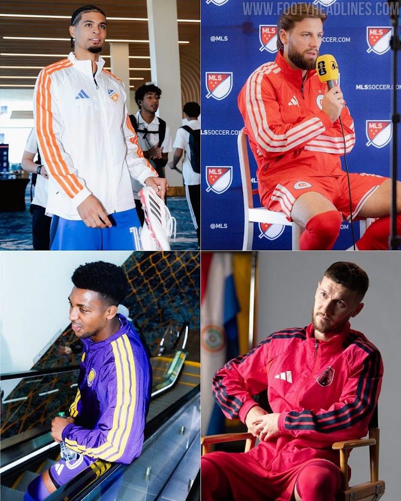 MLS Takımları, Adidas 2026 'Dev Şeritler' Marş Ceketlerini Tanıttı