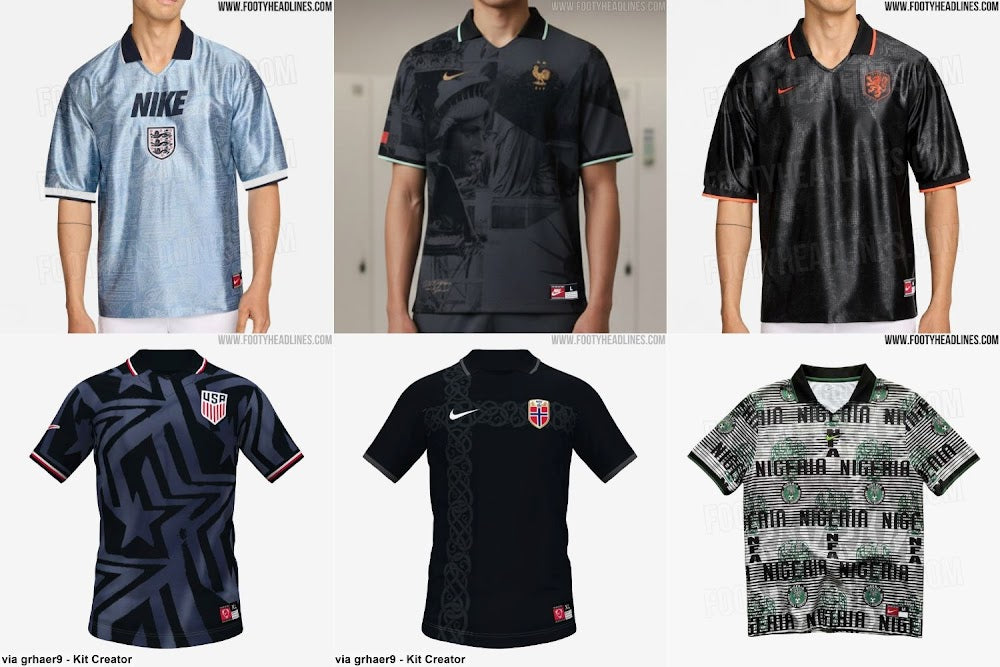 Nike 2026 Dünya Kupası Lifestyle Retro Jerseys Sızdırıldı