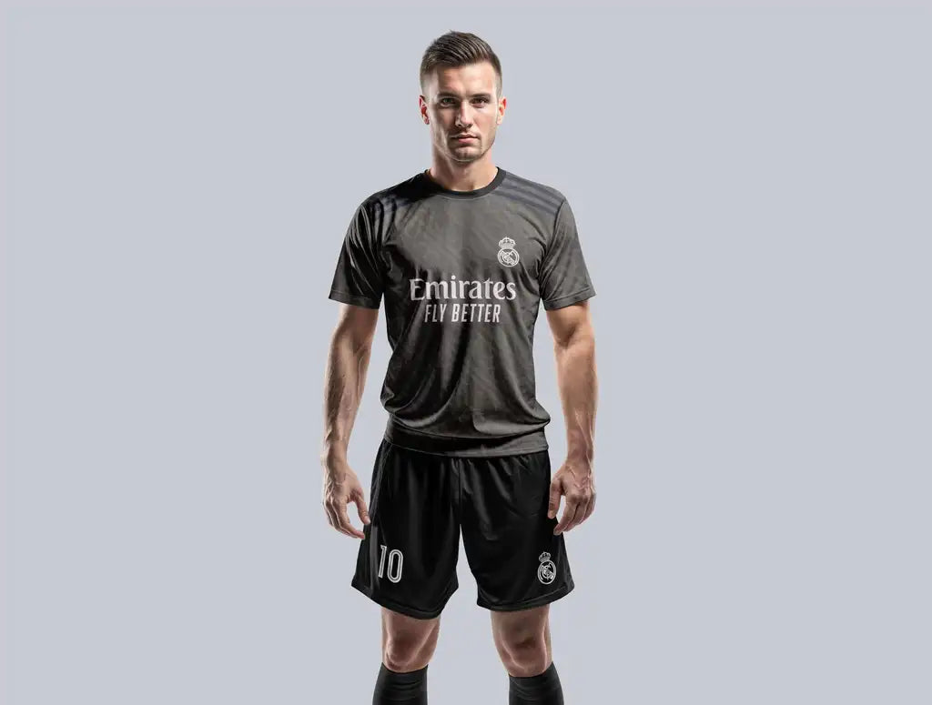 Real Madrid Siyah Forma Tasarla